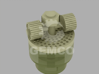 颗粒机平模动辊演示图